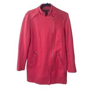 INC Women’s Asymmetrical Zip Coat Sz L